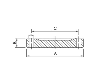 Specs CF Blank Flange, Non Rotatable