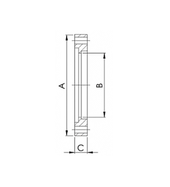 Specs ISO Bored Flange, Bolted