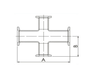 Specs KF 4-Way Cross, Reducing