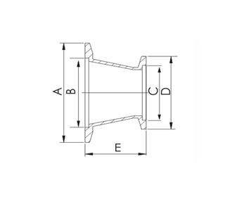 Specs KF Conical Reducer