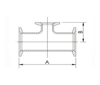 Specs KF Reducing Tee