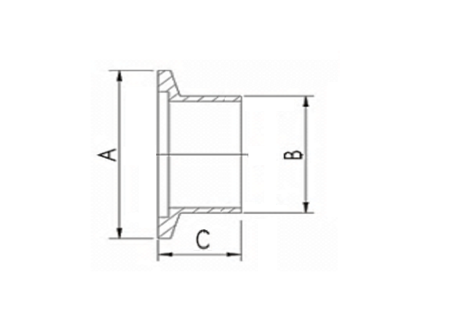 Specs KF Short Weld Stub Flange